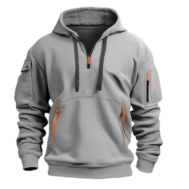 Rijk | Halve Rits Hoodie