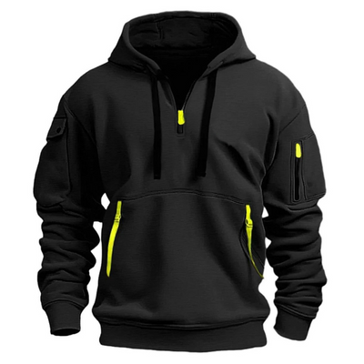 Rijk | Halve Rits Hoodie