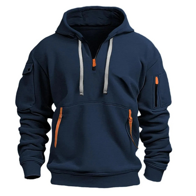 Rijk | Halve Rits Hoodie