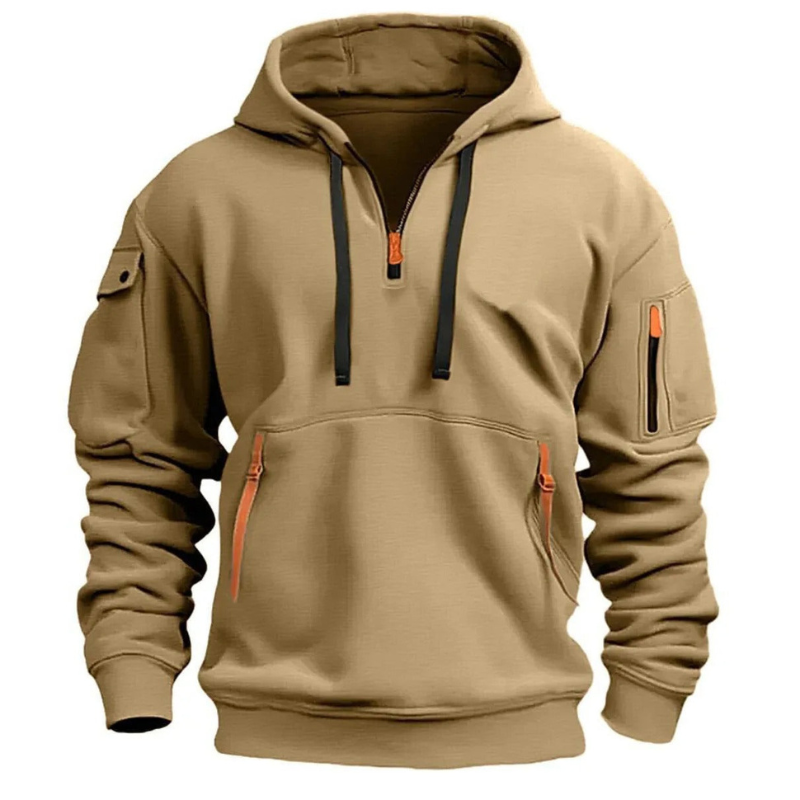 Rijk | Halve Rits Hoodie