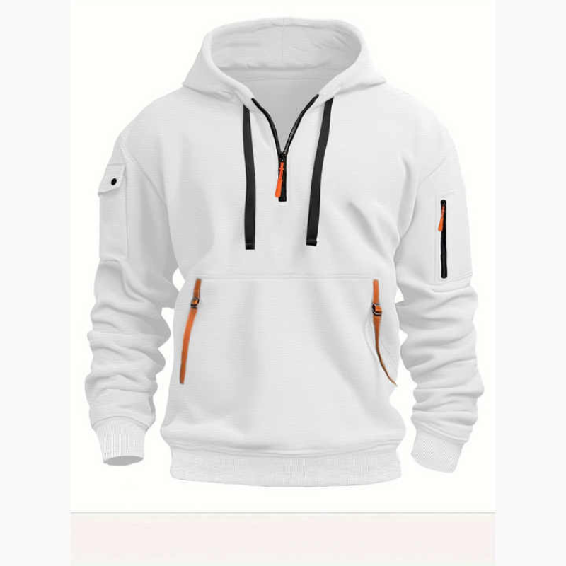 Rijk | Halve Rits Hoodie