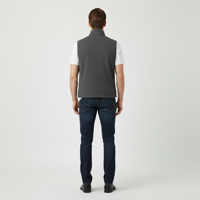 Warme Bodywarmer In Donkergrijs